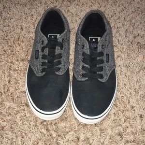 Black and grey Atwood Vans